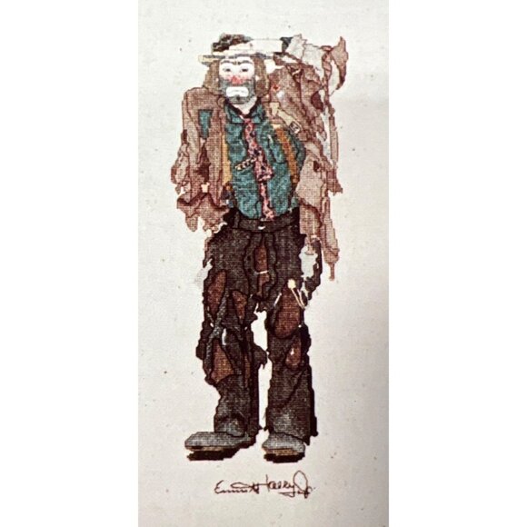 Emmett Kelly Jr. Collectors Series Cross-Stitch Pattern - Picture 2 of 4